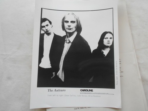 1993 "THE AUTEURS" OFFICIAL PHOTO/ BIOGRAPHY-CAROLINE - Picture 2 of 4