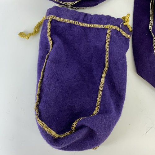 Crown Royal Purple Lot of 10 Draw String Bags 1 Felt, Various - Picture 6 of 14