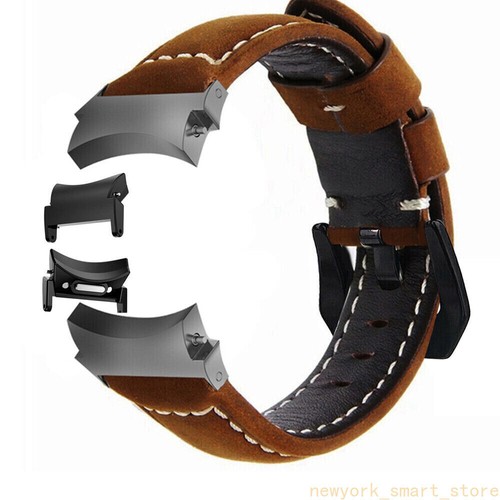 No Gaps Leather Strap Watch Band For Samsung Galaxy Watch 4 5 6 7 40 44mm 43/47M - Picture 16 of 17