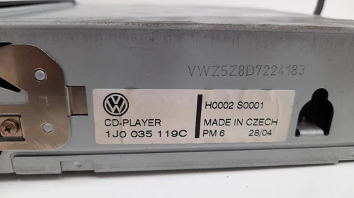 1J0035119C System Audio / Radio/CD für VOLKSWAGEN Passat Berlina (3b3) 2786378 - Bild 3 von 10