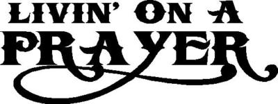 Bon Jovi decal sticker Livin' On A Prayer any color vinyl rock & roll
