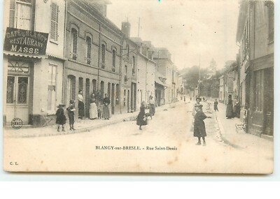 BLANGY-SUR-BRESLE - Rue Saint-Denis - Café Masse - 8579