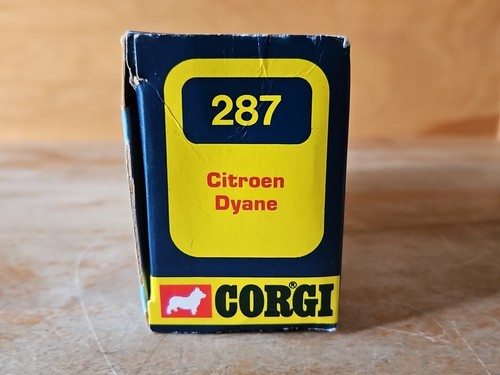 Corgi #287 Whizzwheels Citroen Dyane Yellow Great Britain NEW IN BOX - Picture 4 of 5