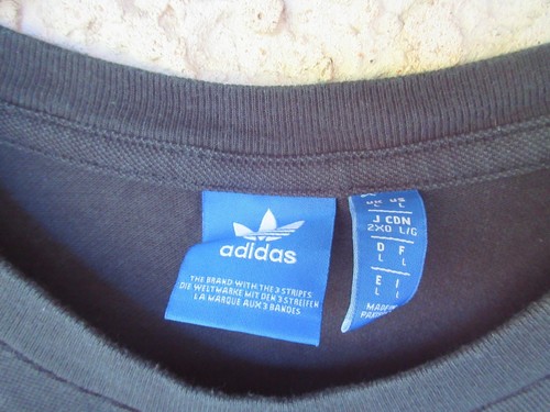 T-shirt ADIDAS rétro vintage style années 80 Trefoil jersey manches longues L - Picture 2 of 4