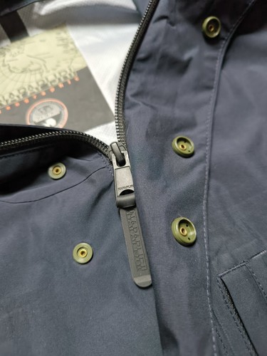 Men's Rare apapijri Waterprat Coat Size L Waterproof City Clothing Dark Blue - Picture 7 of 10