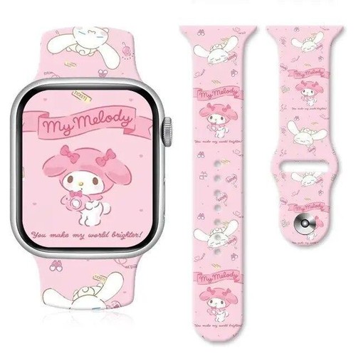 Correa de reloj Anime Sanrios My Melody Cinnamoroll Kuromi para Apple Watch 8765 Stra - Imagen 55 de 58