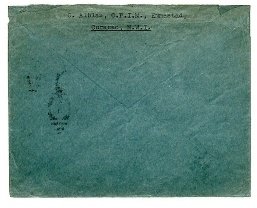 Dutch Colonies Cover CURACAO Air Mail USA New York Forwarded L Angeles 1940 Z169 - Picture 2 of 5