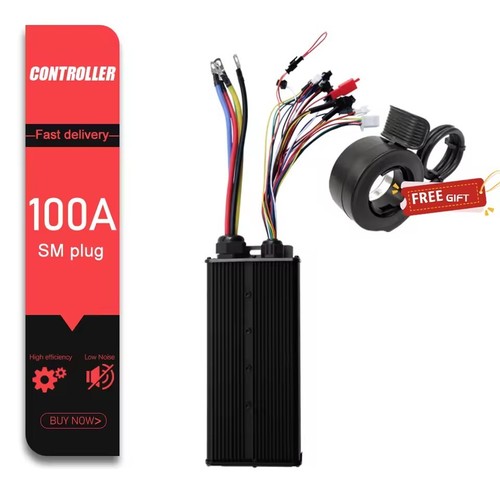E-bike 48V/72V 3000W-5000W 100A Motor Controller +Display& Throttle Barke Sets - Picture 25 of 35
