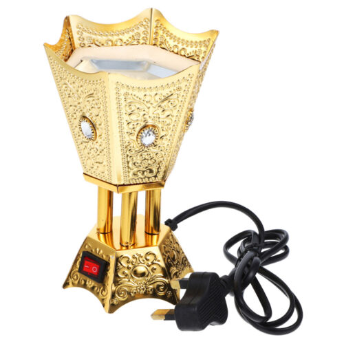 Home Decor Arabian Electric Metal Incense Bakhoor Oud Burner Bakur Mabkhara Gift - Picture 7 of 20