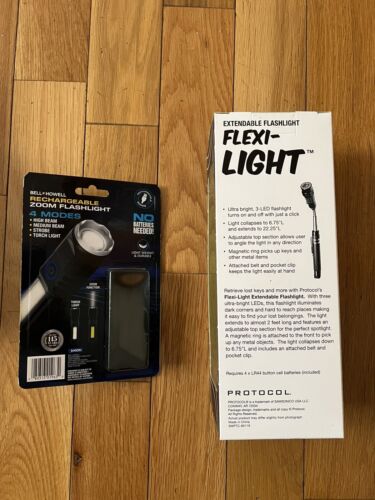 Flexi-Light With Magnet Protocol Bell & Howell Rechargeable Zoom Flashlight - Picture 2 of 3