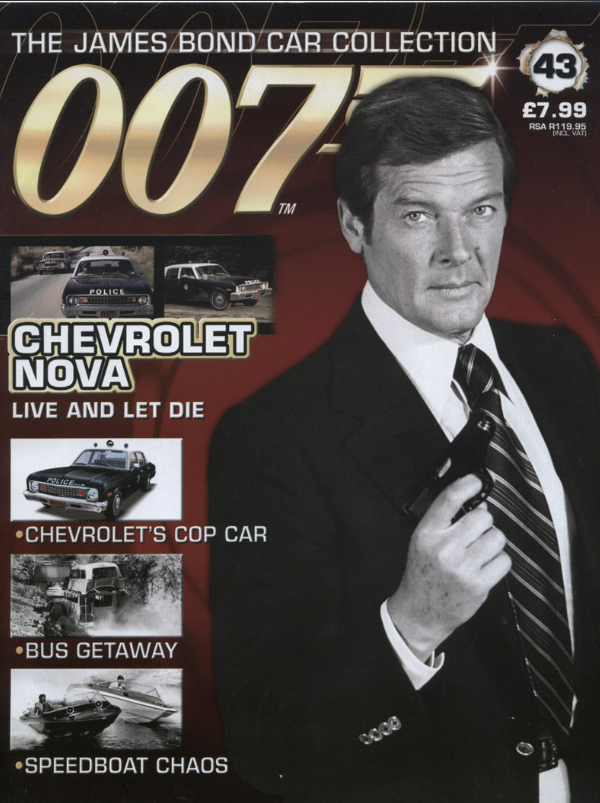 Voiture Miniature Cadillac Corvorado James Bond Live And Let Die - Échelle 1/43 - Édition Limitée - Boîte Non Ouverte