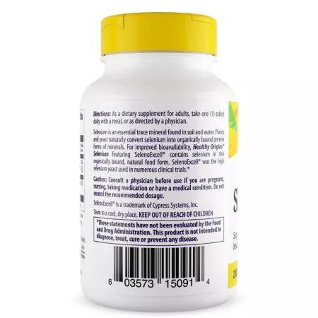 Healthy Origins, Selenium, 200mcg, 180 tablets - Picture 2 of 3