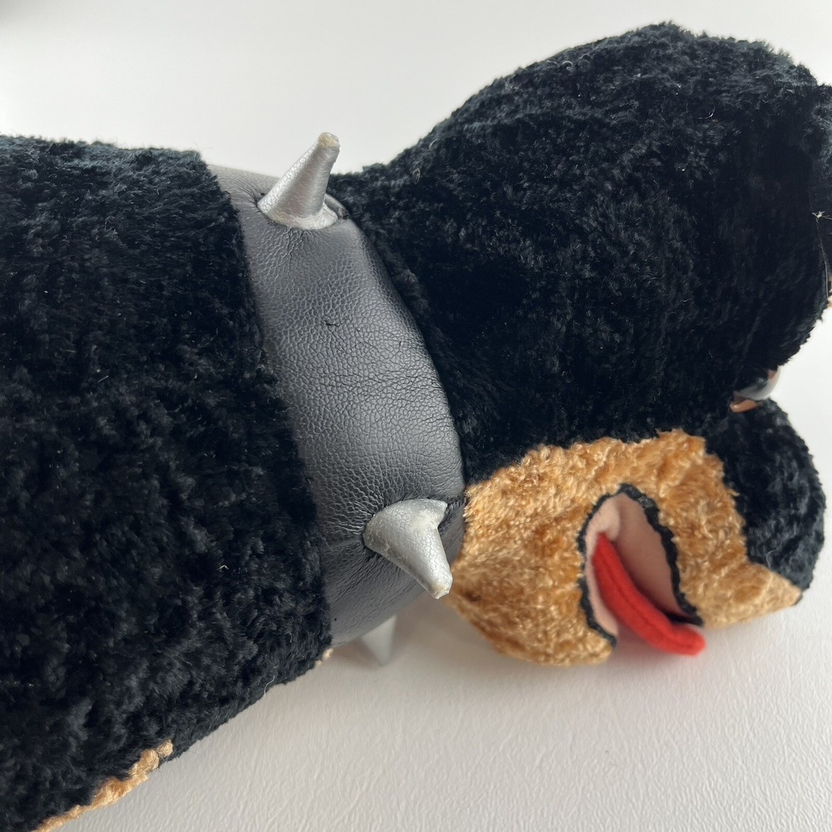 Rottweiler Rottie Spike Collar Plush Stuffed Animal Toy Dog Great