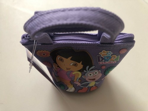 3 Dora The Explorer Small Zipper Purse Kids Girls Bag Party Gift 4" x 3 1/2" - Picture 8 of 11