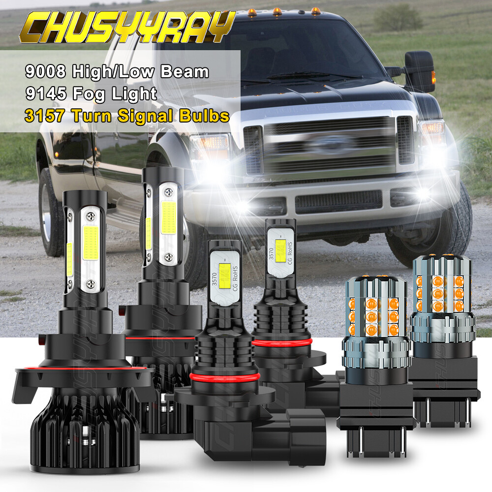 For Ford F250 F350 F450 F550 Super Duty 2005-2018 Car Front Light Fog Turn Bulbs Canbus Ready Non-polarity - Foto 11