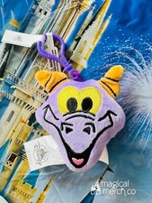 2023 Disney Parks Epcot Figment Journey Imagination Purple Dragon Plush Keychain