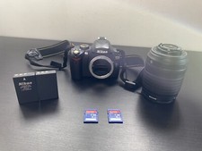 Nikon D D60 10.2MP Digital SLR Camera - Black Kit w/ AF-S DX VR ED G...