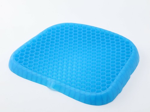 2 Pcs Double Thick Gel Seat Cushion with Non-Slip Cover | Breathable Comfort - Picture 2 of 5