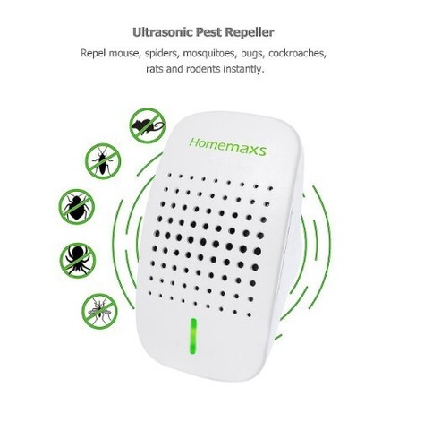 2 PK Homemaxs Ultrasonic Electronic Pest Repelle Mice, Spider, Ants, Mosquitoes - Picture 2 of 5