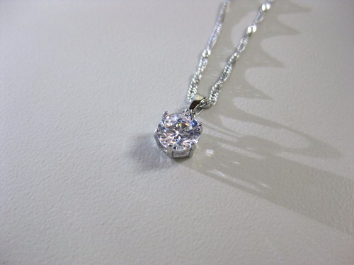 NEU Halskette mit Ohrringen Schmuckset klassisch AAA rund Zirkonia - Bild 3 von 8