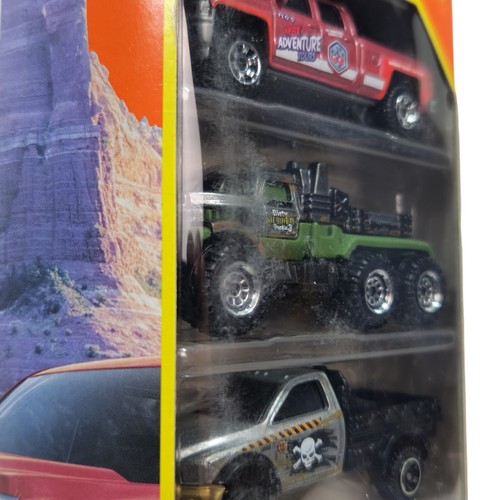 Matchbox 2021 MBX Off Road Diecast 5 Pack Chevy Ram GMC Jeep Mauler - Picture 4 of 15