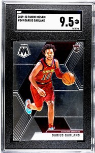 2019-20 Panini Mosaic #249 Darius Garland Rookie SGC 9.5 MINT+ RC