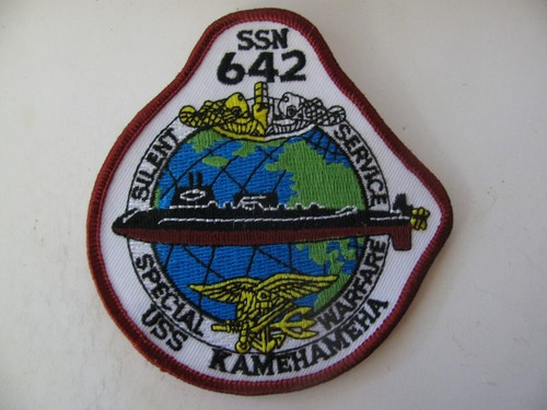 USS KAMEHAMEHA SSN 642 SUB 4" MILITARY PATCH SEW ON FREE SHIPPING LOWEST PRICE