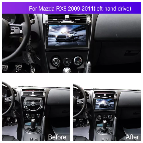 For 2009-2011 Mazda RX-8 Car Stereo CarPlay Android 14 GPS Navi DSP BT 8GB+256GB - Bild 2 von 18