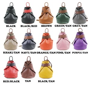 vera pelle leather backpack