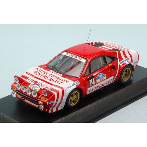 BT9628 - FERRARI 308 GTB GR.4 N.2 WINNER TARGA FLORIO 1981 ANDRUET- TIBER 1 43 BT9628 - FERRARI 308 GTB GR.4 N.2 WINNER TARGA FLORIO 1981 ANDRUET- TIBER 1 43
