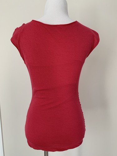 Suéter rojo HALOGEN fruncido Nordstrom XS - Imagen 5 de 5