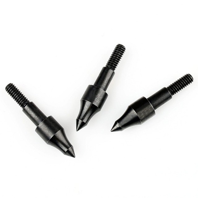 12 Pcs 100 Grain Archery Field Point Archery Screw Insert Practice