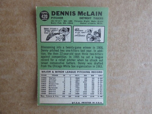 1967 TOPPS BASEBALL CARD SINGLES #266-566 COMPLETE YOUR SET U-PICK UPDATED 10/23 - Bild 211 von 377