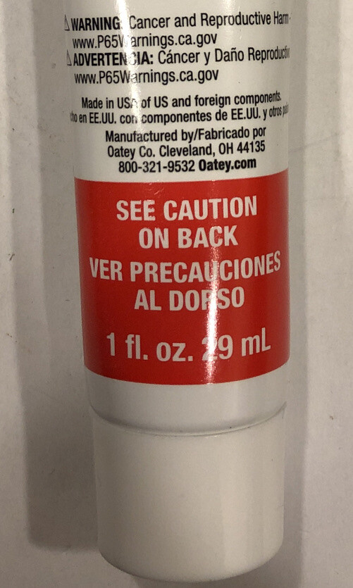 Oatey Plumber’s Faucet And Valve Grease (1 Fl Oz Tube) 30620 eBay