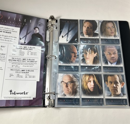 2008 The X-Files I Want To Believe: Movie 2 Complete Card Set (72/72)+ Binder B1 - Picture 3 of 4