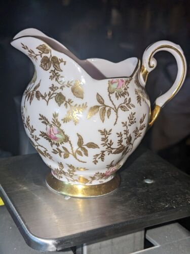 Royal Tuscan Fine English Bone China "Sunshine" Pink, Creamer, Made In England - Picture 3 of 13