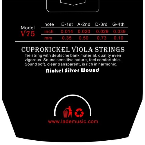 Viola Strings Full Set EADG Universal Viola String for Viola Instrument Part - Picture 8 of 8