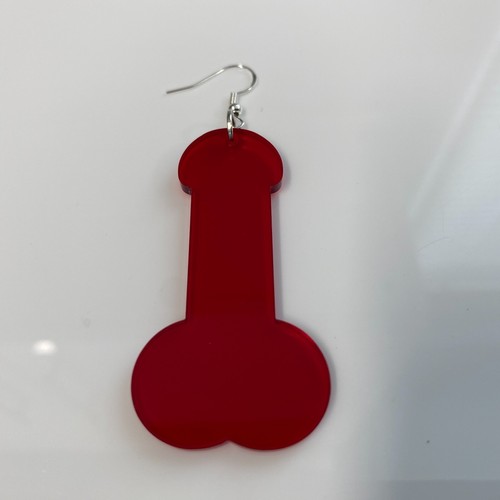 Willy Penis Dick Shaped Earrings Novelty Hen Party Do Bride To Be Choose Colour - Picture 19 of 26