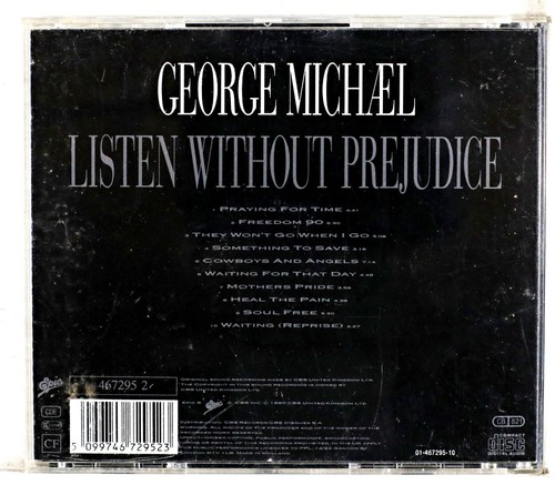 George Michael - Listen Without Prejudice Vol. 1 (CD 0) - Picture 3 of 3