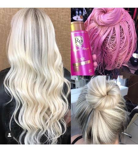 Robson Peluquero trattamento tonico rosa Rp champagne tonificante luminoso capelli - 1 L/34 oz - Foto 5 di 7