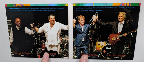 John Mclaughlin & the 4th Dimension Boston Record CD 2014 - Imagen 3 de 5