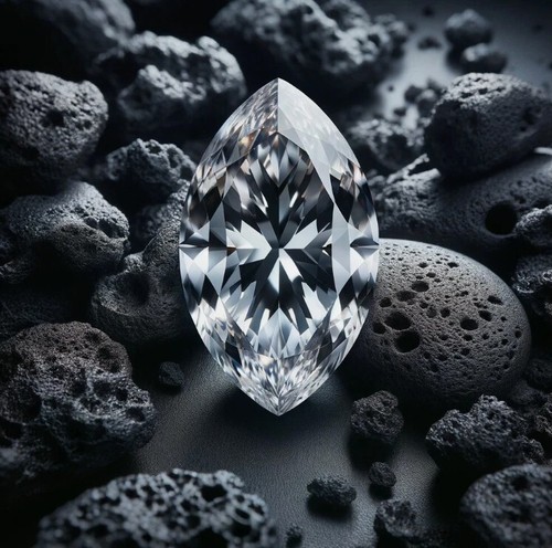 Lab-Grown 0.12 Ct CVD Diamond 1 Pc Marquise 2.5 x 4.5 mm IF Clarity Certified - Picture 16 of 19