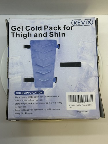 Revix Gel Cold Pack zur Linderung von Oberschenkel- und Schienbeinschmerzen neu und wiederverwendbar - Bild 2 von 3