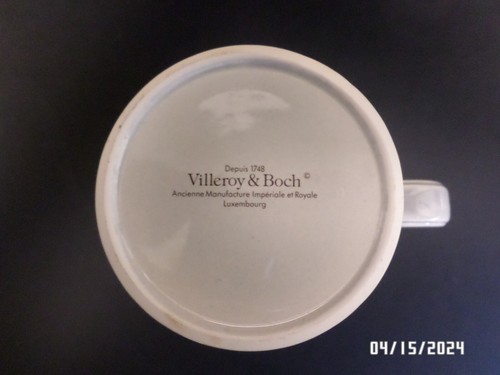 Cerveza Villeroy & Boch Stein Mettlach/Saar Depuis 1748, 5,5" de alto, 22 OZ histórica - Imagen 6 de 7