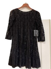 Reformation Black Malibu Lace Dress M Nwt