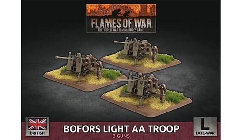 BOFORS LIGHT AA TROOP - FLAMES OF WAR - BBX65