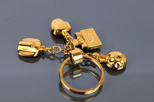 Christian Dior Parfüm Gold Metall Schlüssel Charm Kette Tasche Zubehör Neuheit gut - Bild 3 von 12
