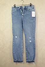 NEW Free People We The Free 25 Distressed Button Fly Jeans NWT  B12D1