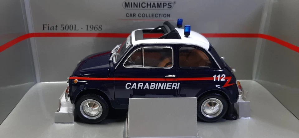 1/18 minichamps fiat 500L carabinieri - Image 2 of 4