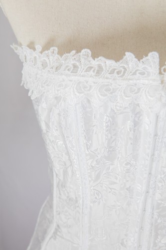 Fredrick’s of Hollywood Corset White Women’s 36 Overbust - Picture 2 of 2